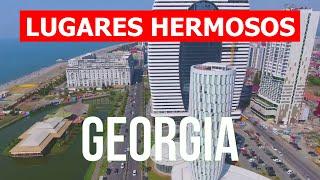 Hermosos lugares en Georgia | Naturaleza, montañas, turismo, lugares de interés | Video 4k | Georgia