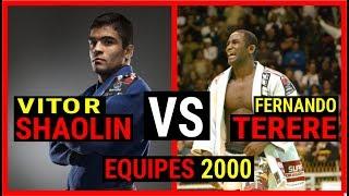 FERNANDO TERERE BJJ Match vs Vitor Shaolin Ribeiro Brasileiro Equipes Jiu Jitsu 2000