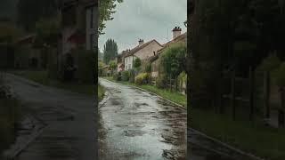 유럽 시골도시에 내리는  번개 빗소리#rainsounds #수면 #relaxingmusic