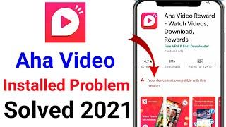 Aha Video App Not installed | How To Download Aha Video Reward | Aha Video Download Problem | Tech4u