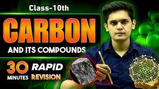 Carbon and its Compounds in 30 Minutes| Class 10th | Rapid Revision | Prashant Kirad