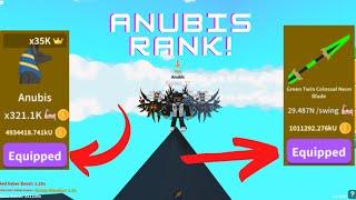 Getting Anubis in Saber Simulator (Roblox)