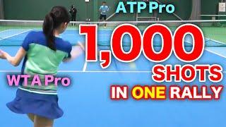 The Longest Rally Ever !  - Pro Tennis Lesson