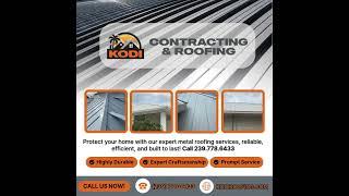 KODI Contracting & Roofing Services Metal Roofs #capecoral #fortmyers #naples