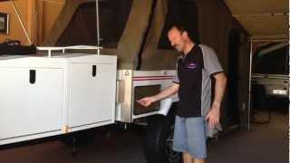 RedTrack Camper Trailer Kitchen