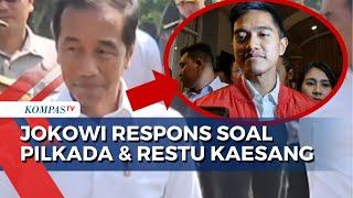 Respons Presiden Jokowi soal Kaesang Digadang-gadang Maju Pilkada Jakarta, Apakah Merestui?