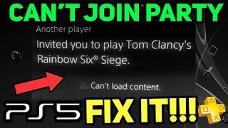 PS5 NOT JOINING PARTY EASY FIX!