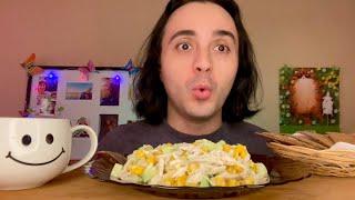 каждый раз ахyevayu! / МУКБАНГ САЛАТ / mukbang salad не #асмр