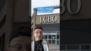 Here are the LCBO hours for Canada Day long weekend! #lcbo #ontario #canada #canadaday