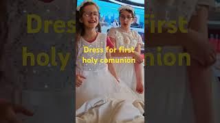 "Fraudulent parcel from Parcel Force! Stunning communion dresses for Ali from grandma! "