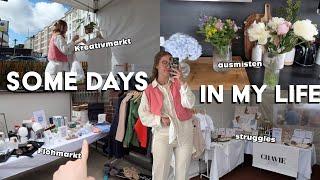 Flohmarkt, ausmisten, Kreativmarkt, struggles || some days in my life