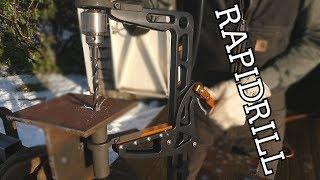 Rapidrill - The Easiest Mobile Drill Press - Test & Review | Iron Wolf Industrial