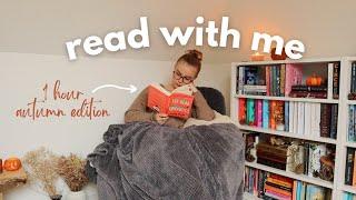 autumnal read with me  (1 hour of reading with cozy music)