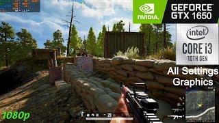 PUBG | All Settings Graphics | GTX 1650 4GB GDDR6 + i3 10100F