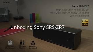 Unboxing Sony SRS ZR7