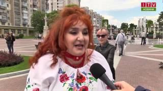 Володимир Карплюк на першому в Ірпені книжковому фестивалі