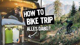 Erster BIKE TRIP mit dem CAMPERVAN? - das solltest du wissen! | Freeride Flo