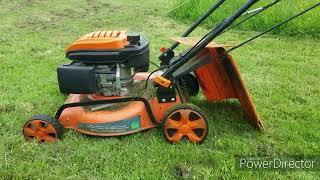 Lawn mower rear discharge modification hack