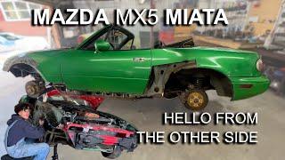 1994 Mazda MX5 Miata - Part 16 - Driver's side rust removal