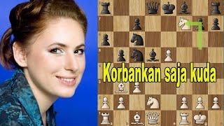 Pengorbanan Si Cantik || Judit Polgar Vs Mamedyarov || Olympiad 2002