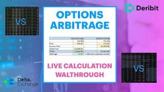 DETAILED ARBITRAGE for Crypto OPTIONS Walkthrough | Exploring Put Call Parity