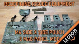 M4 Side x Side Pouch / 3 Mag Panel Mods - Redefining Issued Equipment (Episode 1)