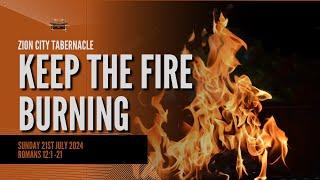 Keep The Fire Burning      |      Minister Bev Watmough