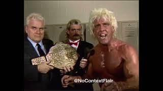 The Ric Flair way! To win at all costs!