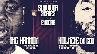 BIG KANNON VS HOLMZIE DA GOD SMACK/ URL RAP BATTLE | URLTV