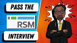 [2022] Pass the RSM Interview | RSM Video Interview