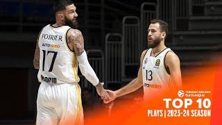 Top 10 PLAYS - MUST SEE Moments | 2023-24 Season | Turkish Airlines EuroLeague