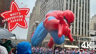 Unforgettable Rainy Macy’s Thanksgiving Parade 2024 ️ NYC Giant Balloons Like Never Before in 4K!