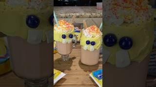 SpongeBob Popsicle Milkshakes! #shorts