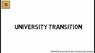 Let’s Talk: University Transition