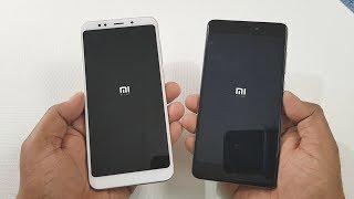 Redmi Note 5 vs Redmi Note 4 Speed Test Comparison !