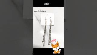 DIY Pearl Drop Earrings/Handmade Jewellery/Pearl Dangle Earrings #shorts #youtubeshorts #2025 #diy