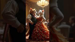 The Fat Cat Who Stole the Pheasant’s Tail 🪶#CatShorts #FunnyAnimation #AIFashion