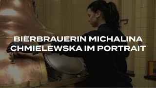 Bierbrauerin Michalina Chmielewska im Portrait