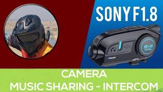 SCS S11 - HELMET CAMERA W BLUETOOTH | INTERCOM | MUSIC SHARING| FM at MOTOSHOP.PK