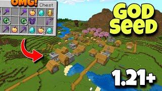 (God Seed) For Minecraft 1.21 Bedrock & Pocket Edition | Seed Minecraft 1.21 | Minecraft Seeds