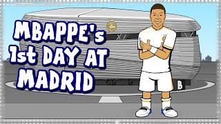 MBAPPE'S 1st DAY at REAL MADRID!