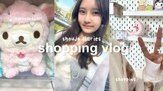 shopping vlog : shoujo diaries, haircare shopping, sweet treats, sanrio finds