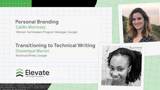 Elevate with Google Developers | Personal Branding & Technical Writing