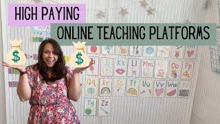 Highest Pay Online Teaching Jobs in 2023  | Work from home jobs | Online Teaching Platforms Hiring