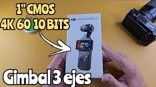 dji OSMO POCKET 3 Unboxing y primeras pruebas 4k 60 | Crea contenido fácil en YouTube y redes