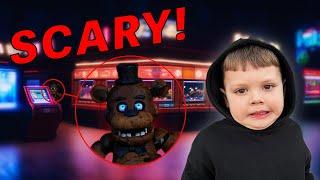 WE GOT LOCKED IN A HAUNTED ARCADE WITH FREDDY FAZBEAR!! (FNAF IN REAL LIFE!)