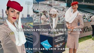 Emirates Cabin Crew Vlog | GRWM | Traveling To India | ICC Cricket | Emirates Brand Ambassador Event