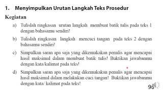 3 menyimpulkan isi teks prosedur KELAS 7 SEM 2 SANGGITA