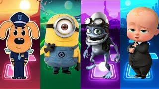 Sherif labrador - Minions - Crazy frog - Baby boss Tiles Hop Edm Rush