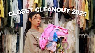 EXTREME closet clean out (day 1 of becoming a clean girl)